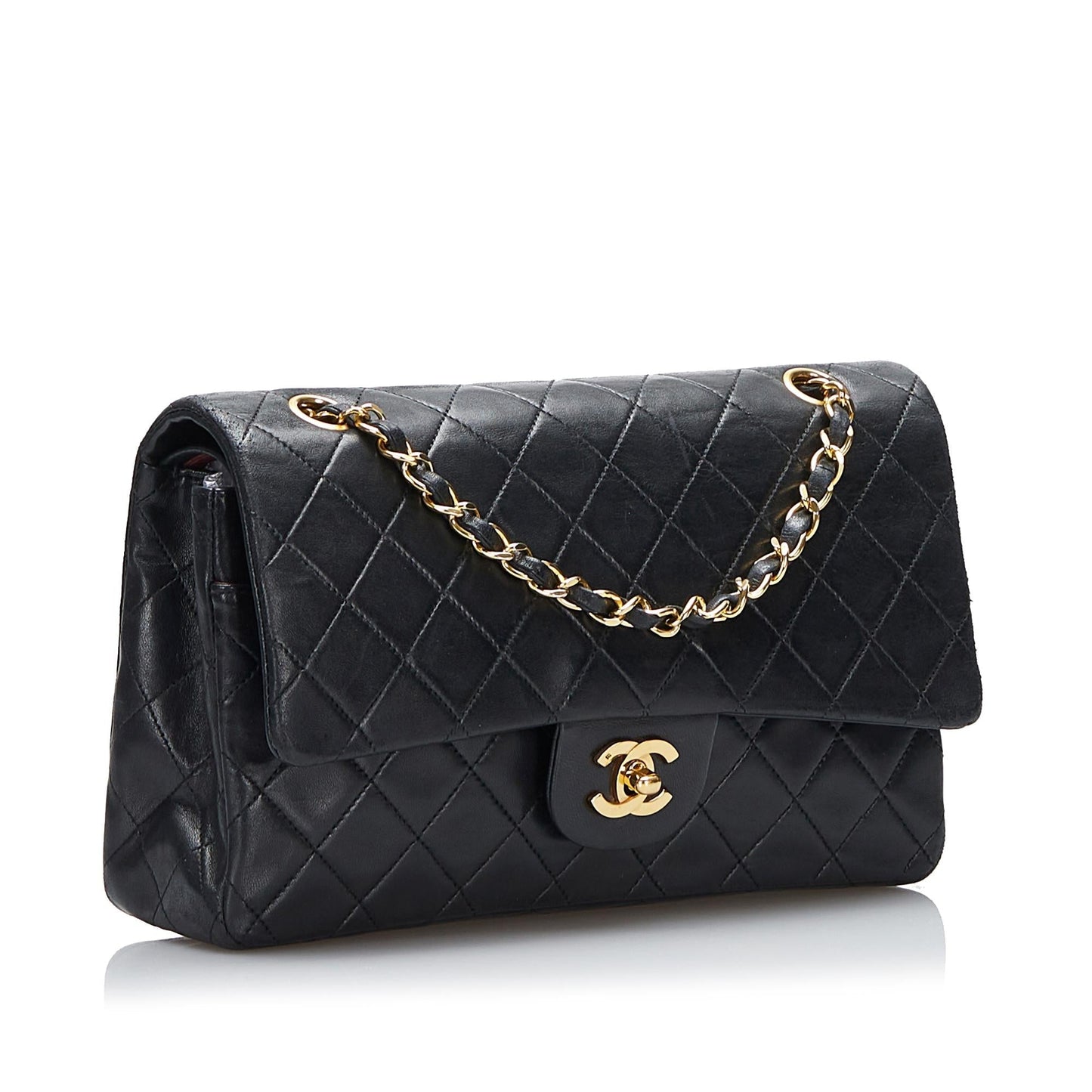 Chanel Medium Classic Lambskin Double Flap (SHG-ZDppOH)