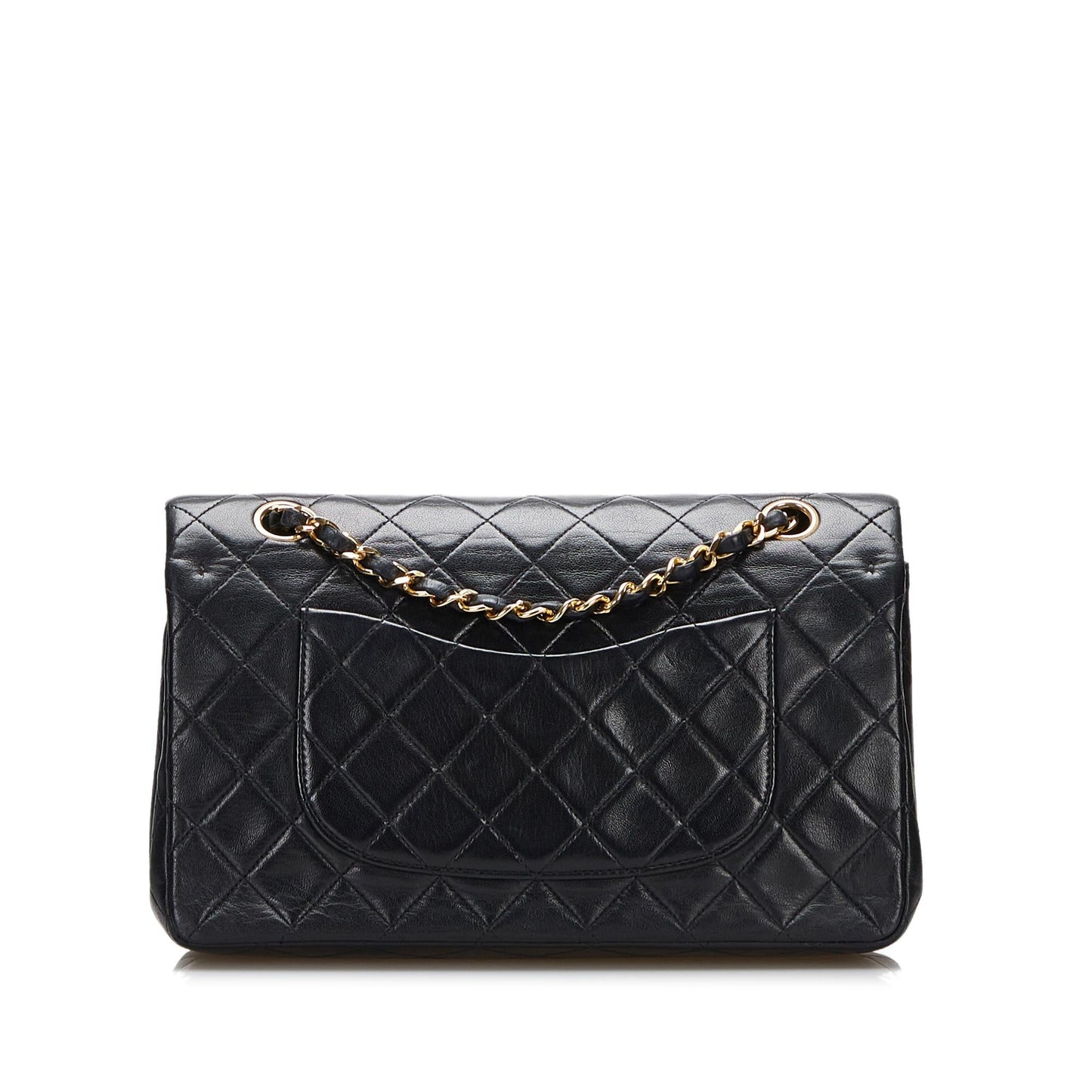 Chanel Medium Classic Lambskin Double Flap (SHG-lDB4Qn)