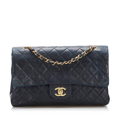 Chanel Medium Classic Lambskin Double Flap (SHG-svThMM)