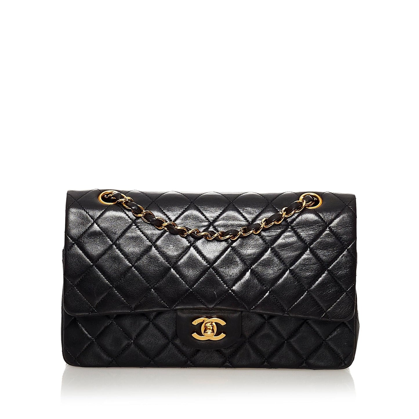 Chanel Medium Classic Lambskin Double Flap (SHG-GlwoII)