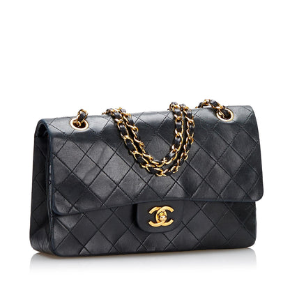 Chanel Medium Classic Lambskin Double Flap (SHG-YOEFpa)