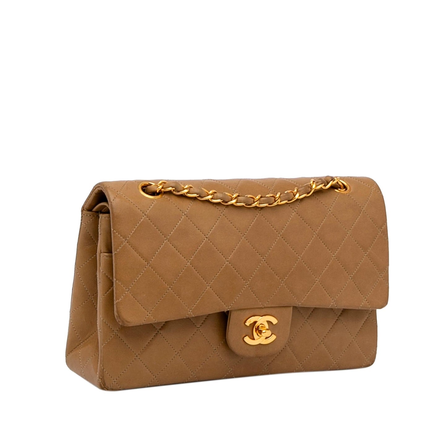 Chanel Medium Classic Lambskin Double Flap (SHG-j2sOh2)