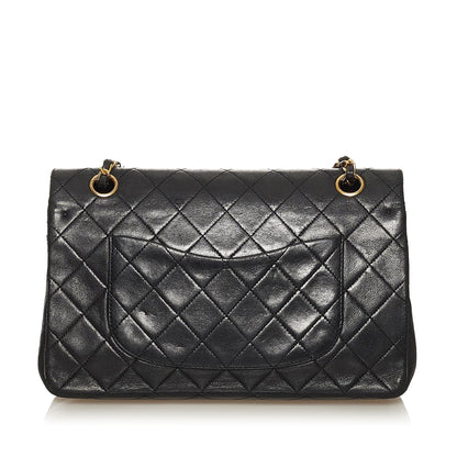 Chanel Medium Classic Lambskin Double Flap (SHG-QJVeiD)