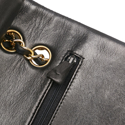 Chanel Medium Classic Lambskin Double Flap (SHG-QJVeiD)