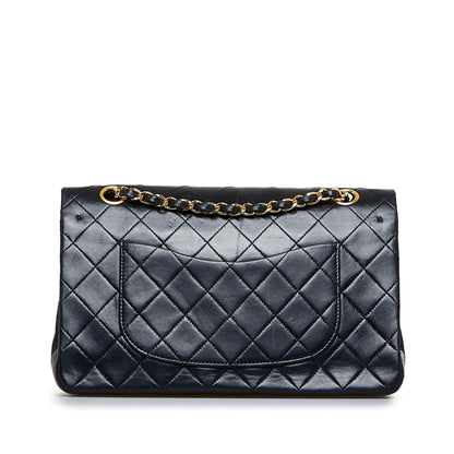 Chanel Medium Classic Lambskin Double Flap (SHG-3vAjNA)