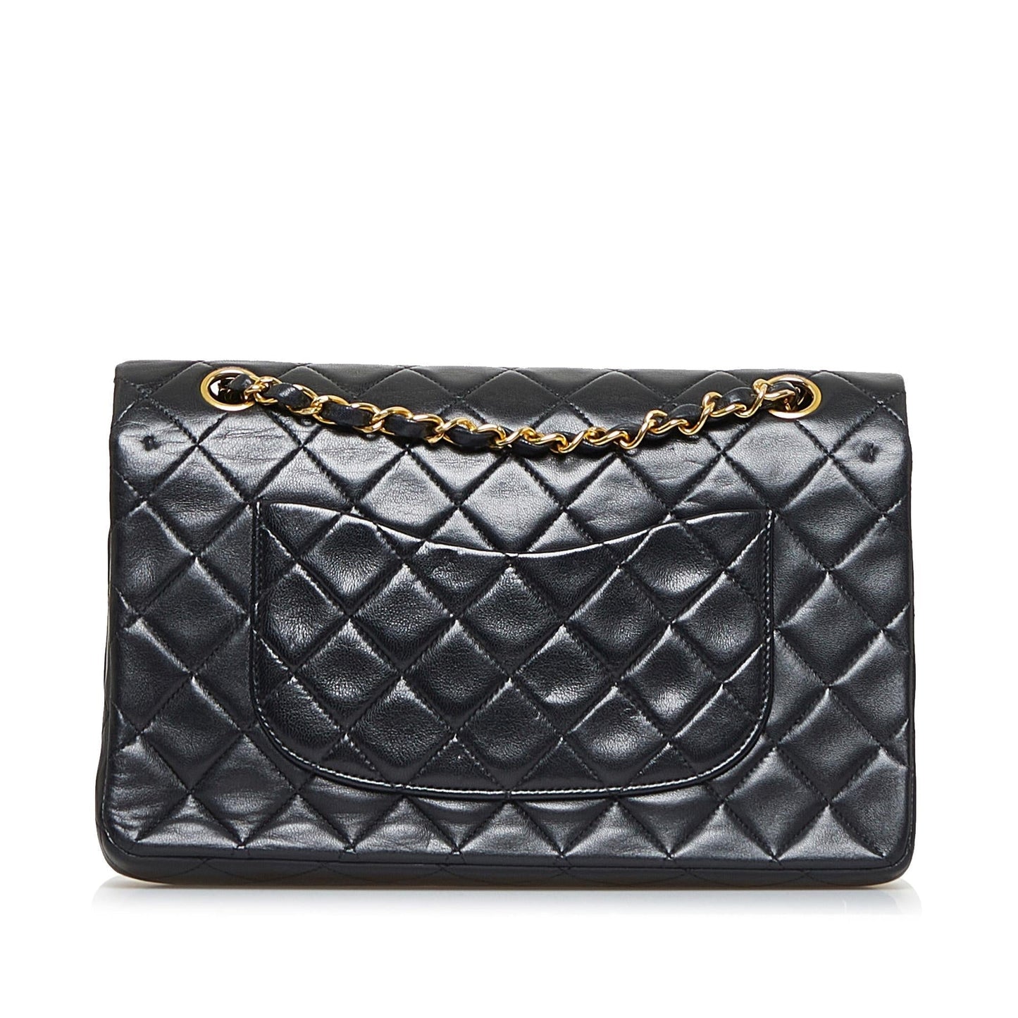 Chanel Medium Classic Lambskin Double Flap (SHG-iiisD0)