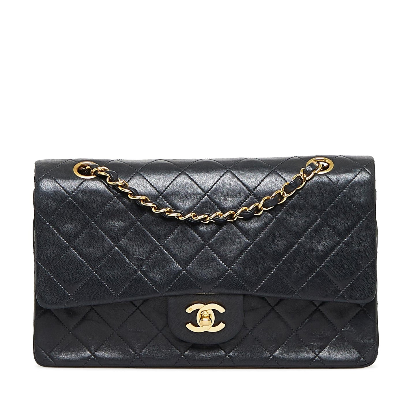 Chanel Medium Classic Lambskin Double Flap (SHG-mGWTZi)