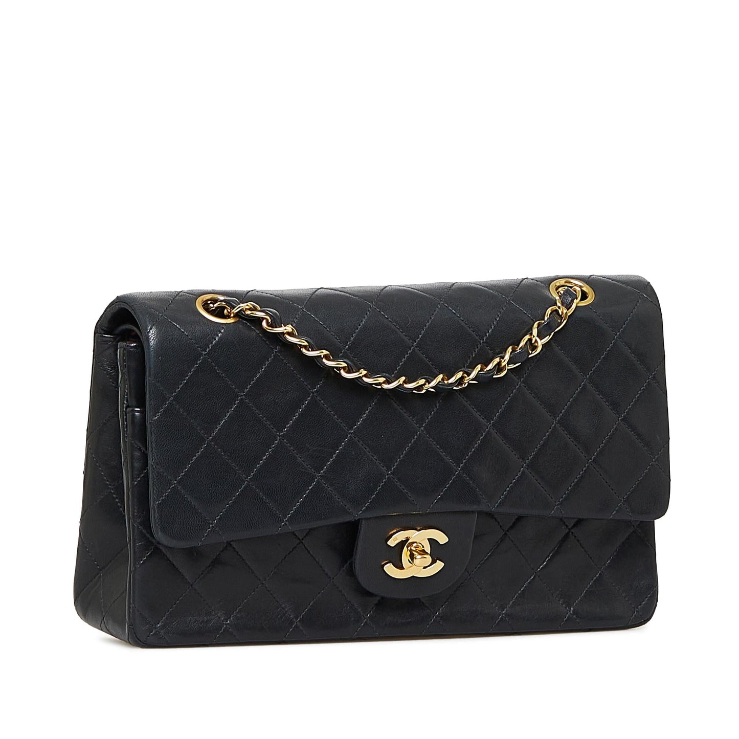 Chanel Medium Classic Lambskin Double Flap (SHG-mGWTZi)