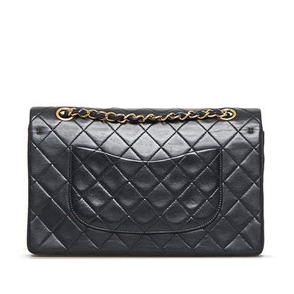 Chanel Medium Classic Lambskin Double Flap (SHG-Pl8ClU)