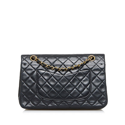 Chanel Medium Classic Lambskin Double Flap (SHG-yFhp28)