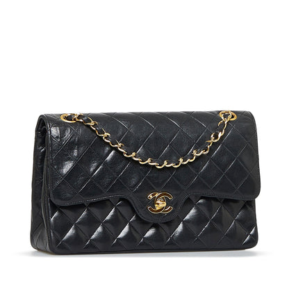 Chanel Medium Classic Lambskin Double Flap (SHG-L2kIf5)