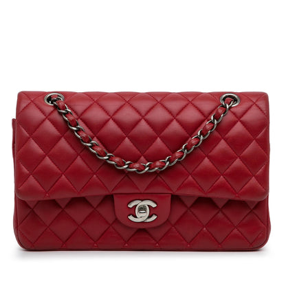 Chanel Medium Classic Lambskin Double Flap (SHG-N0mQR6)