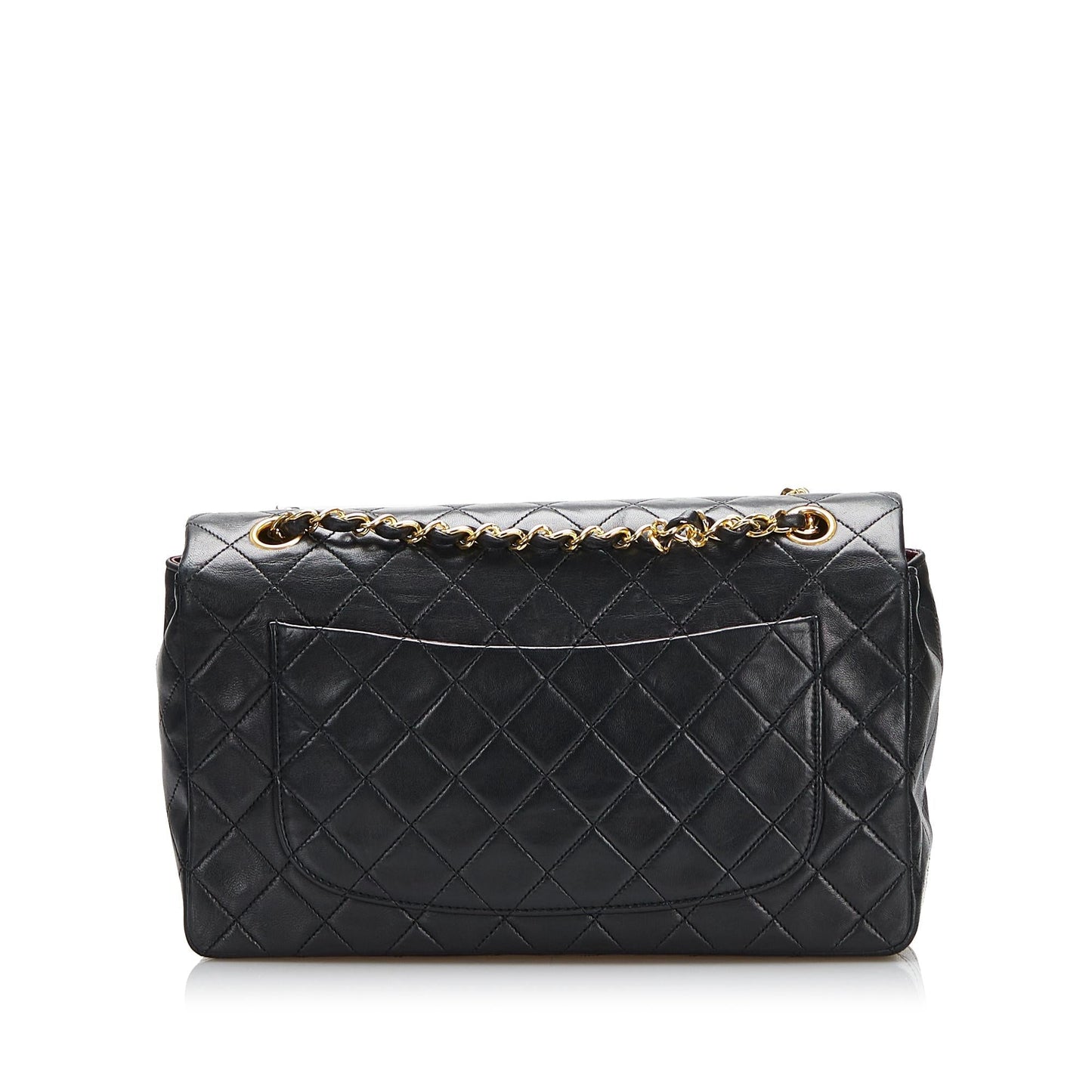 Chanel Medium Classic Lambskin Single Flap (SHG-wsGGOz)