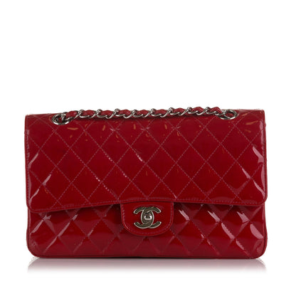 Chanel Medium Classic Patent Double Flap (SHG-DGBZhw)