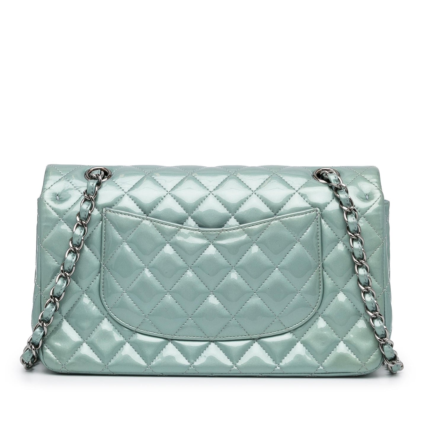 Chanel Medium Classic Patent Double Flap (SHG-cjeRoa)