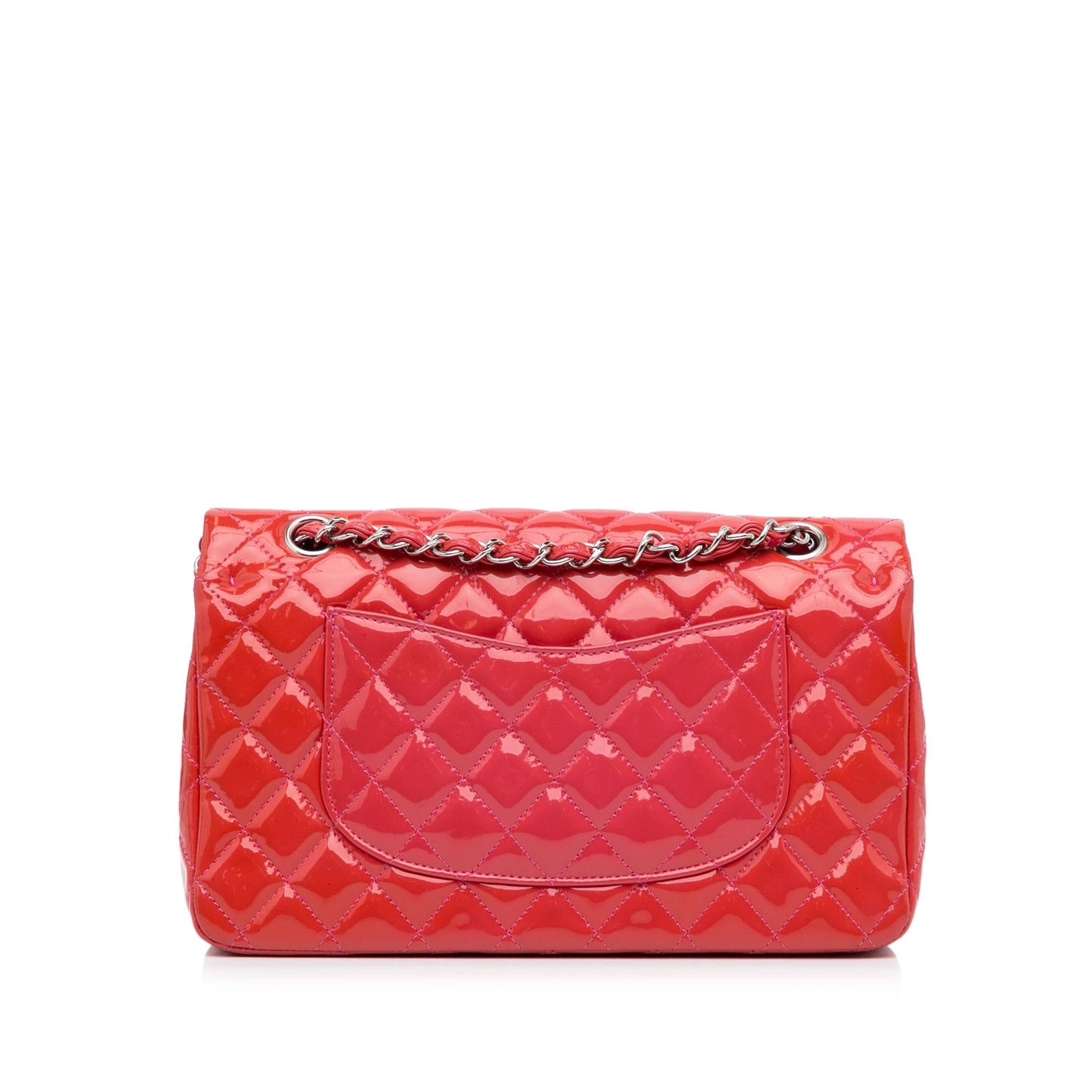 Chanel Medium Classic Patent Double Flap (SHG-xhnq49)