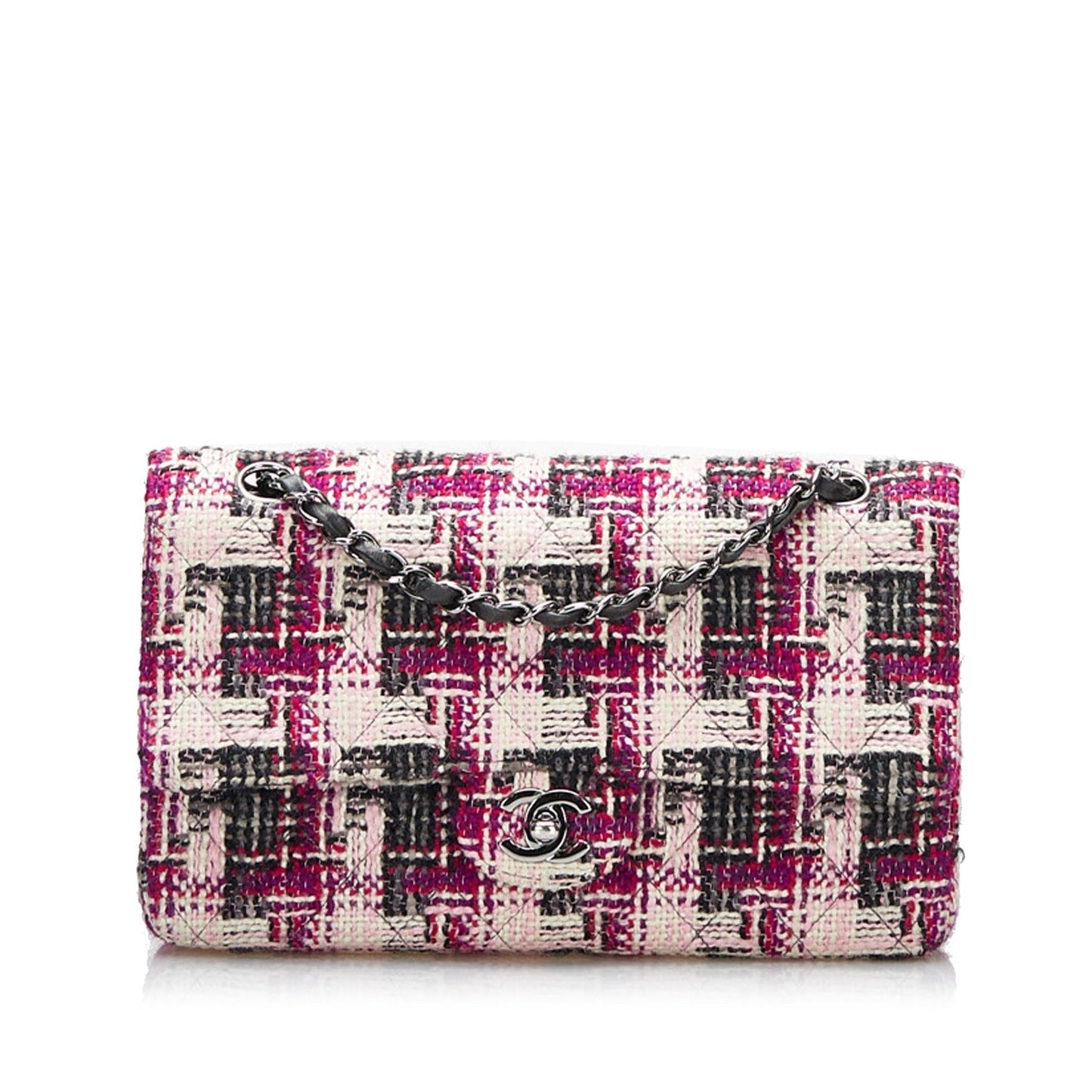 Chanel Medium Classic Tweed Double Flap (SHG-FPU6E2)