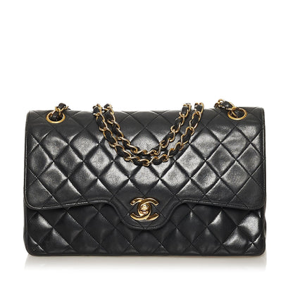 Chanel Medium Lambskin Double Flap (SHG-zQFU29)