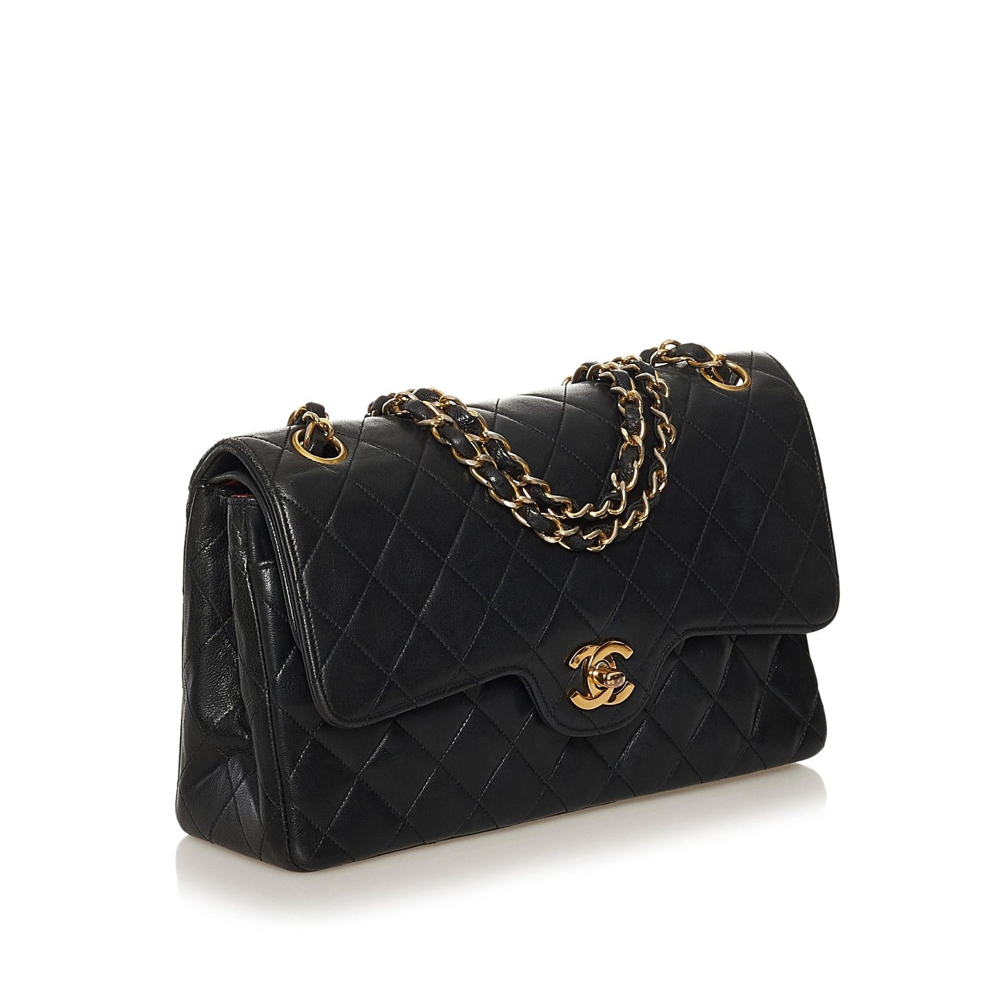 Chanel Medium Lambskin Double Flap (SHG-zQFU29)