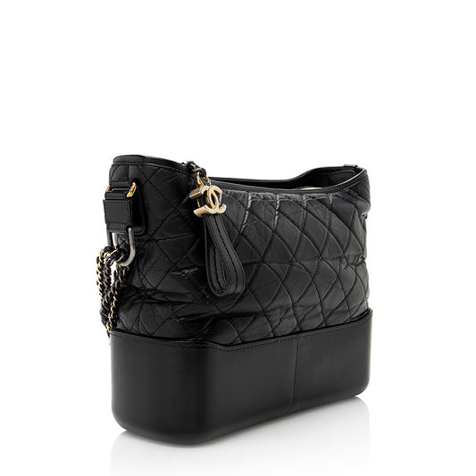 Chanel Aged Calfskin Gabrielle Medium Hobo (SHF-20633)