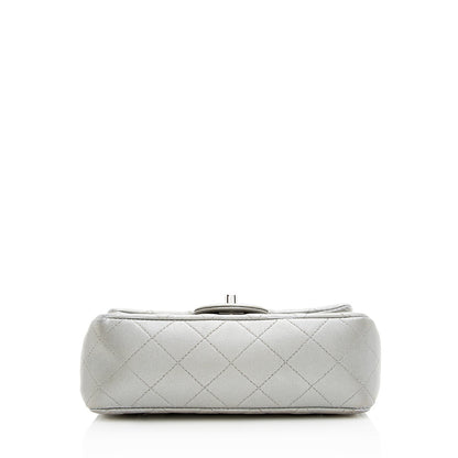 Chanel Metallic Lambskin Rectangular Mini Flap Bag (SHF-20482)