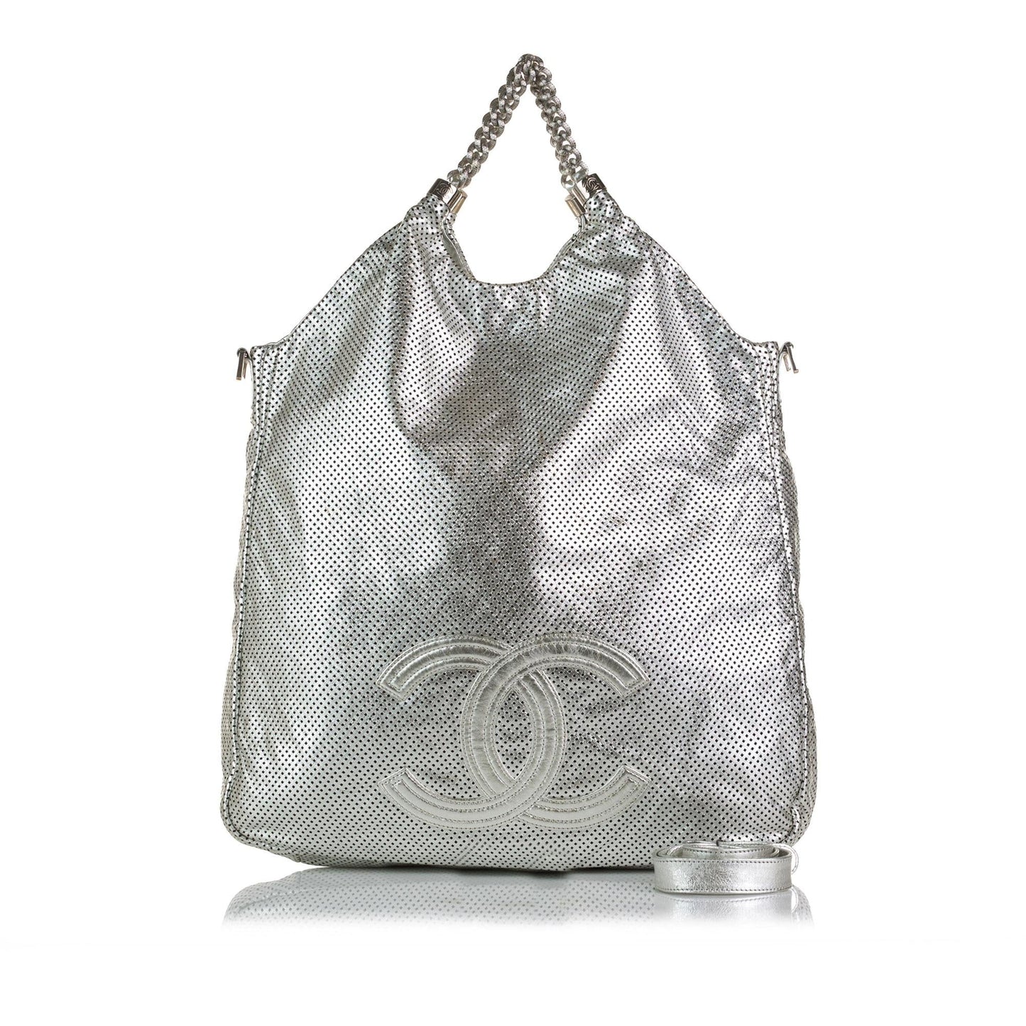 Chanel Metallic Rodeo Drive Tote (SHG-37071)