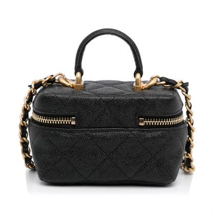 Chanel Micro Caviar Vanity Bag (SHG-Hn5TnB)