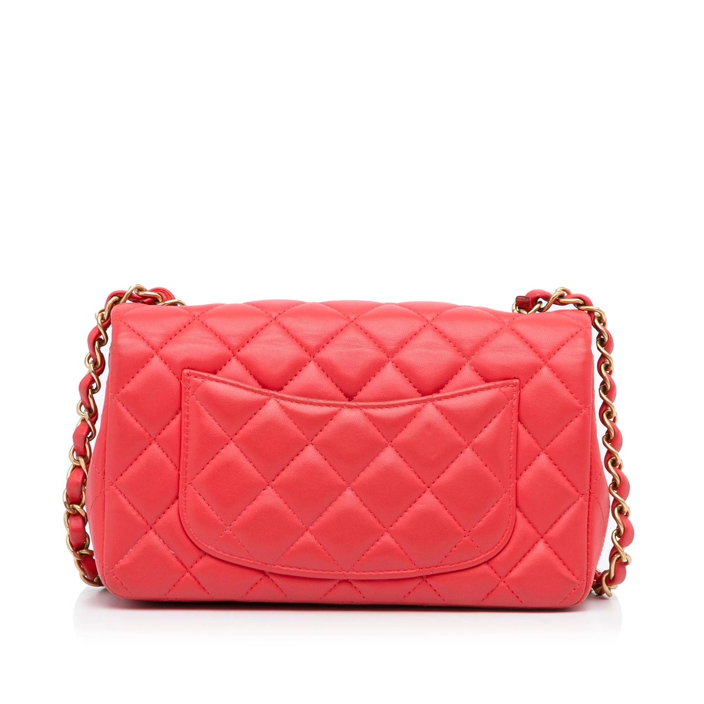 Chanel Mini Classic Lambskin Rectangular Single Flap (SHG-ShijLx)