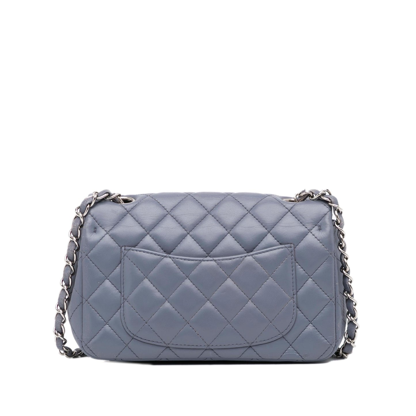 Chanel Mini Classic Lambskin Rectangular Single Flap (SHG-AtVZUj)