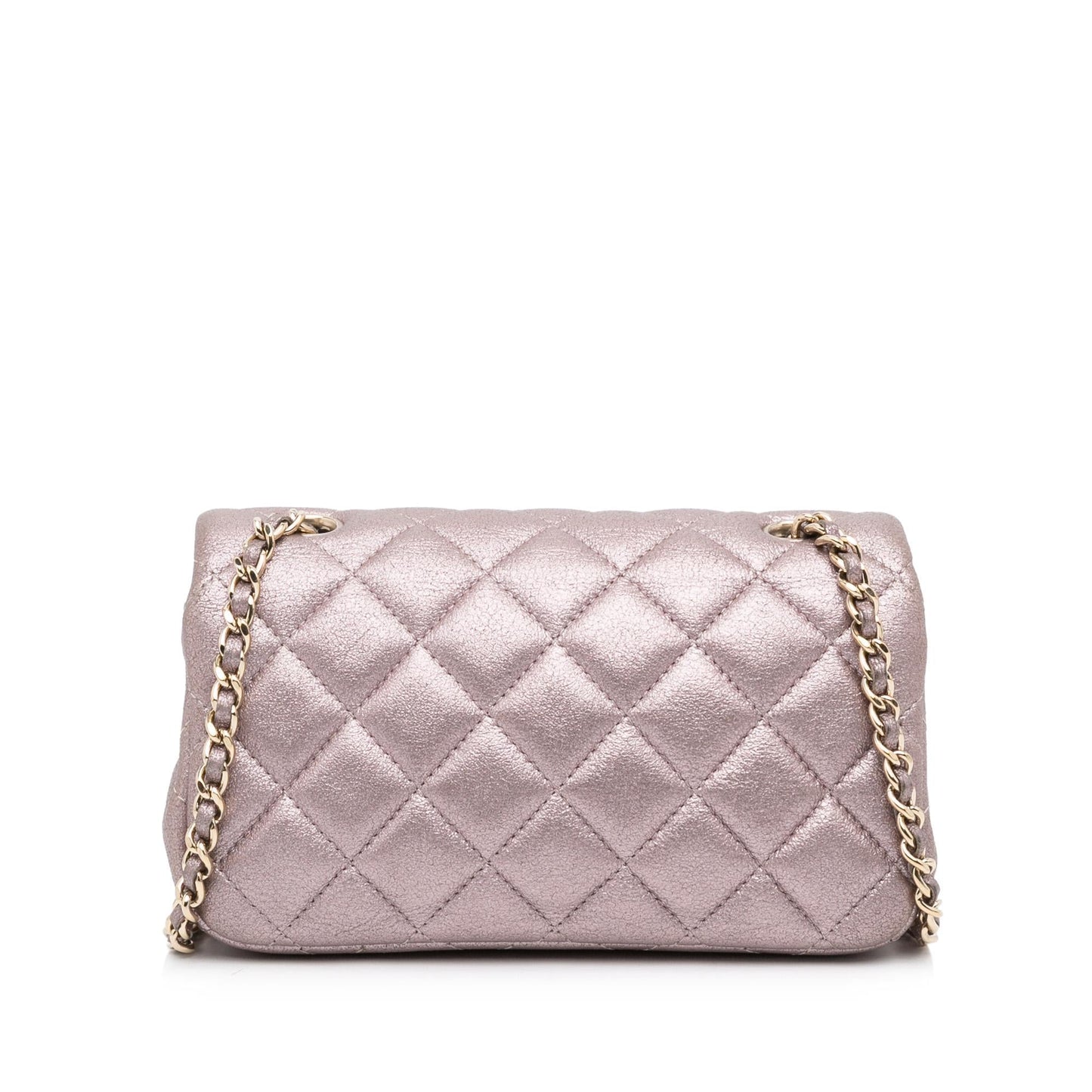 Chanel Mini Classic Lambskin Rectangular Single Flap (SHG-hcUMmT)