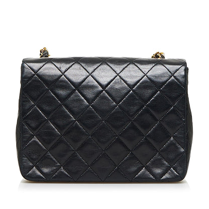 Chanel Mini Classic Square Lambskin Single Flap Bag (SHG-3rD17V)