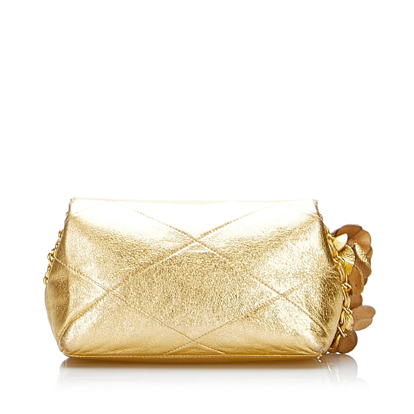 Chanel Mini Matelasse Chain Shoulder Bag with Camellia (SHG-AJ7Dj2)