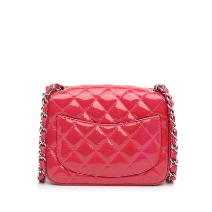 Chanel Mini Patent Classic Square Single Flap (SHG-sjboxu)