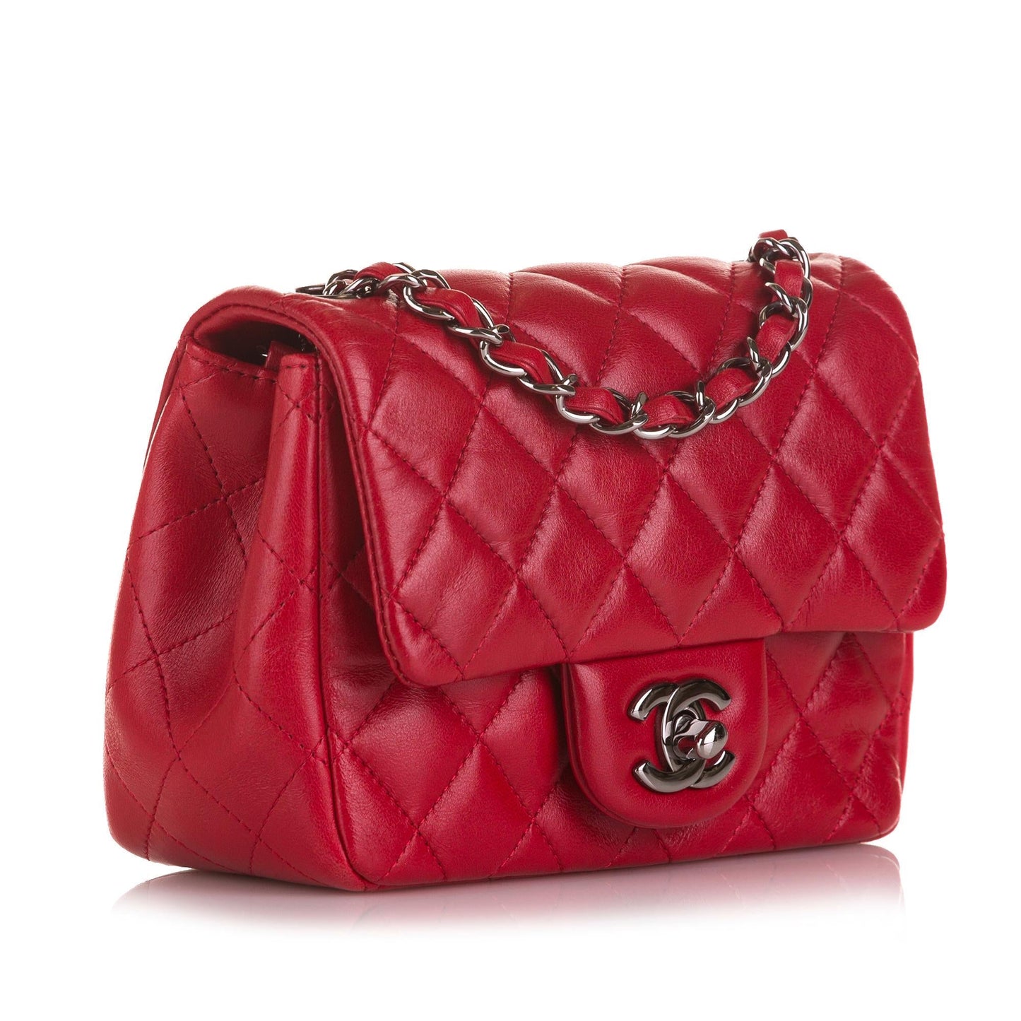 Chanel Mini Square Classic Lambskin Flap (SHG-wytJqr)