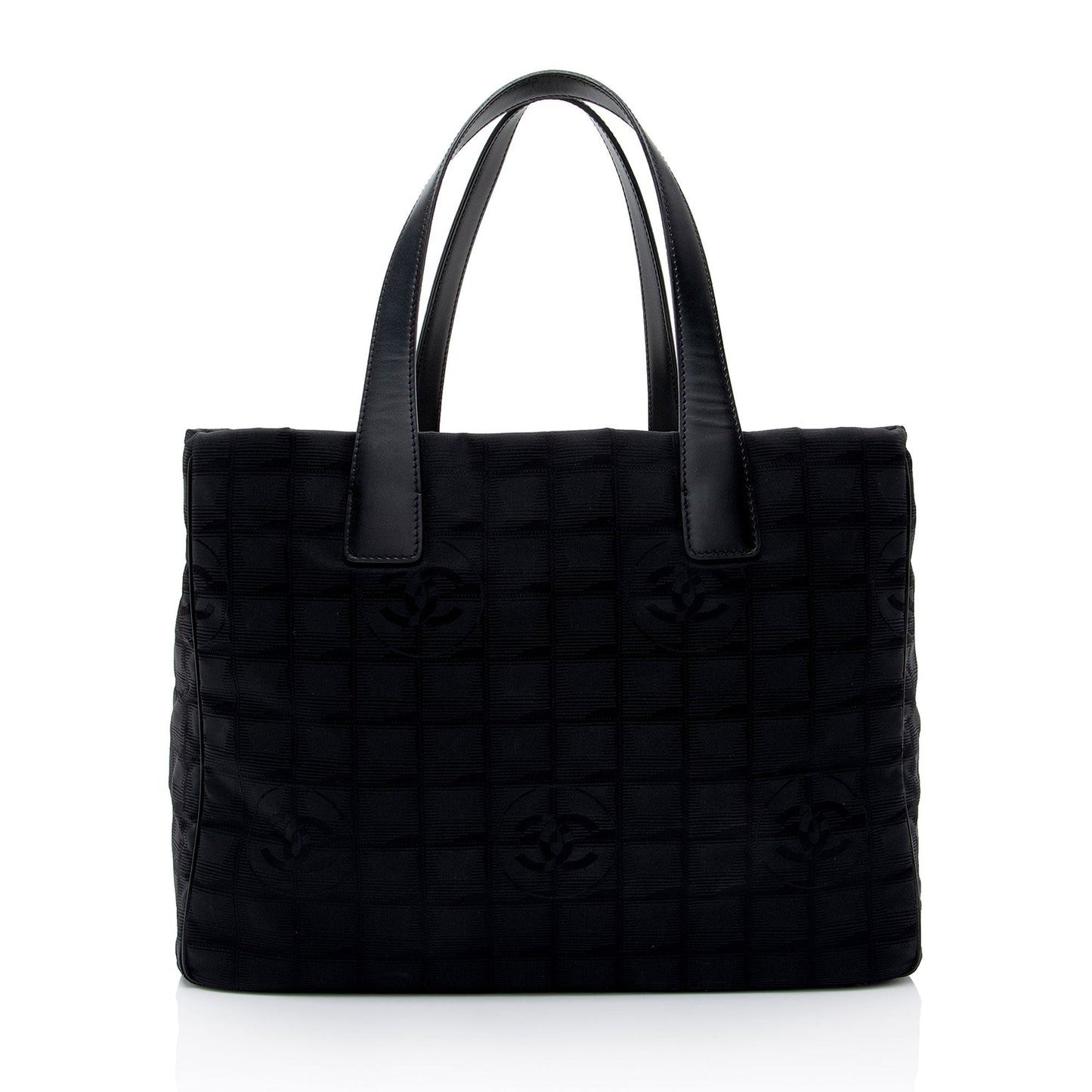 Chanel Nylon Travel Ligne Large Tote (SHF-5jrsyp)