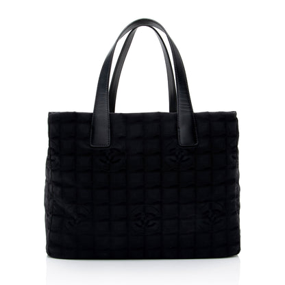 Chanel Nylon Travel Ligne Large Tote (SHF-5jrsyp)