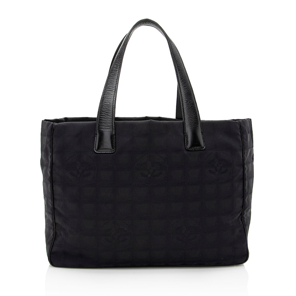 Chanel Nylon Travel Line Large Tote (SHF-21860)