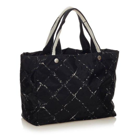 Chanel Old Travel Line Nylon Tote Bag (SHG-27920)