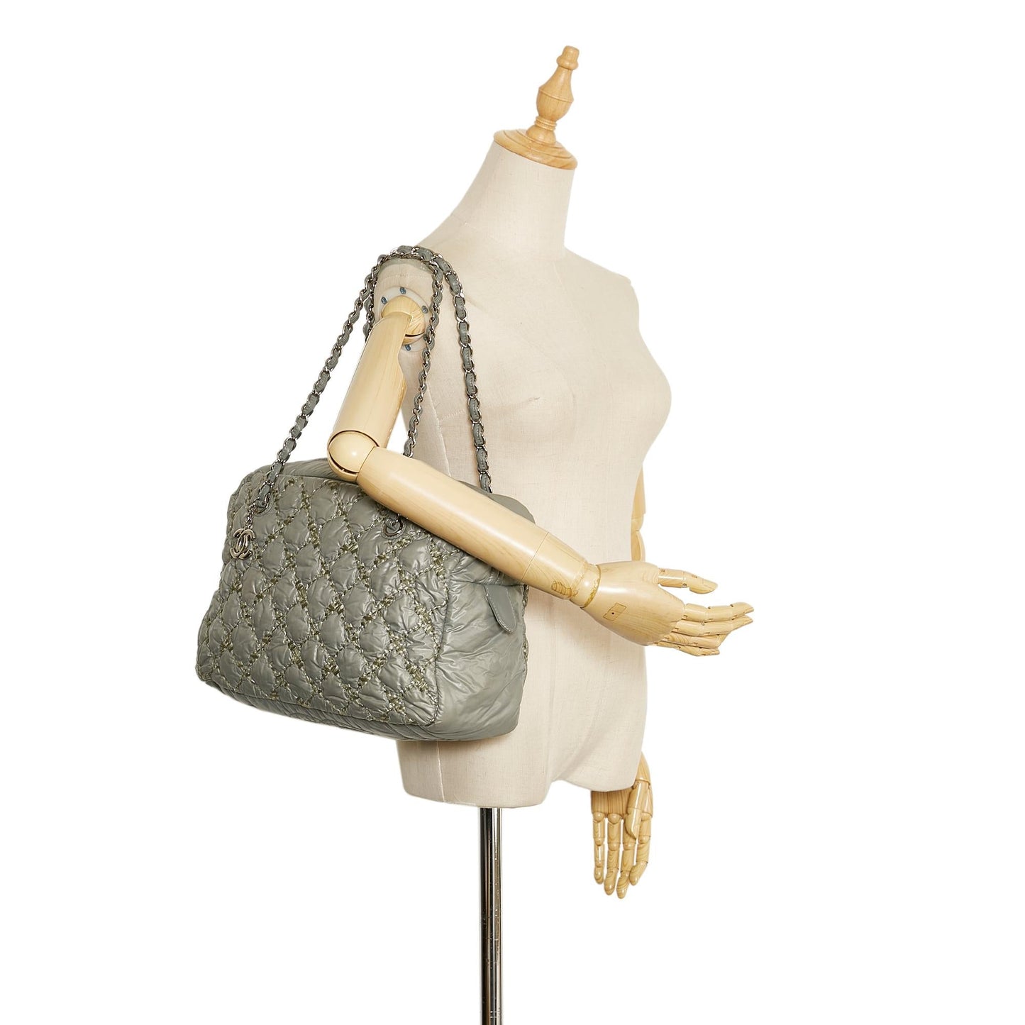 Chanel Paris-Byzance Tweed On Stitch Shoulder Bag (SHG-eOArKq)