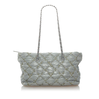 Chanel Paris-Byzance Tweed On Stitch Shoulder Bag (SHG-jJzlpC)