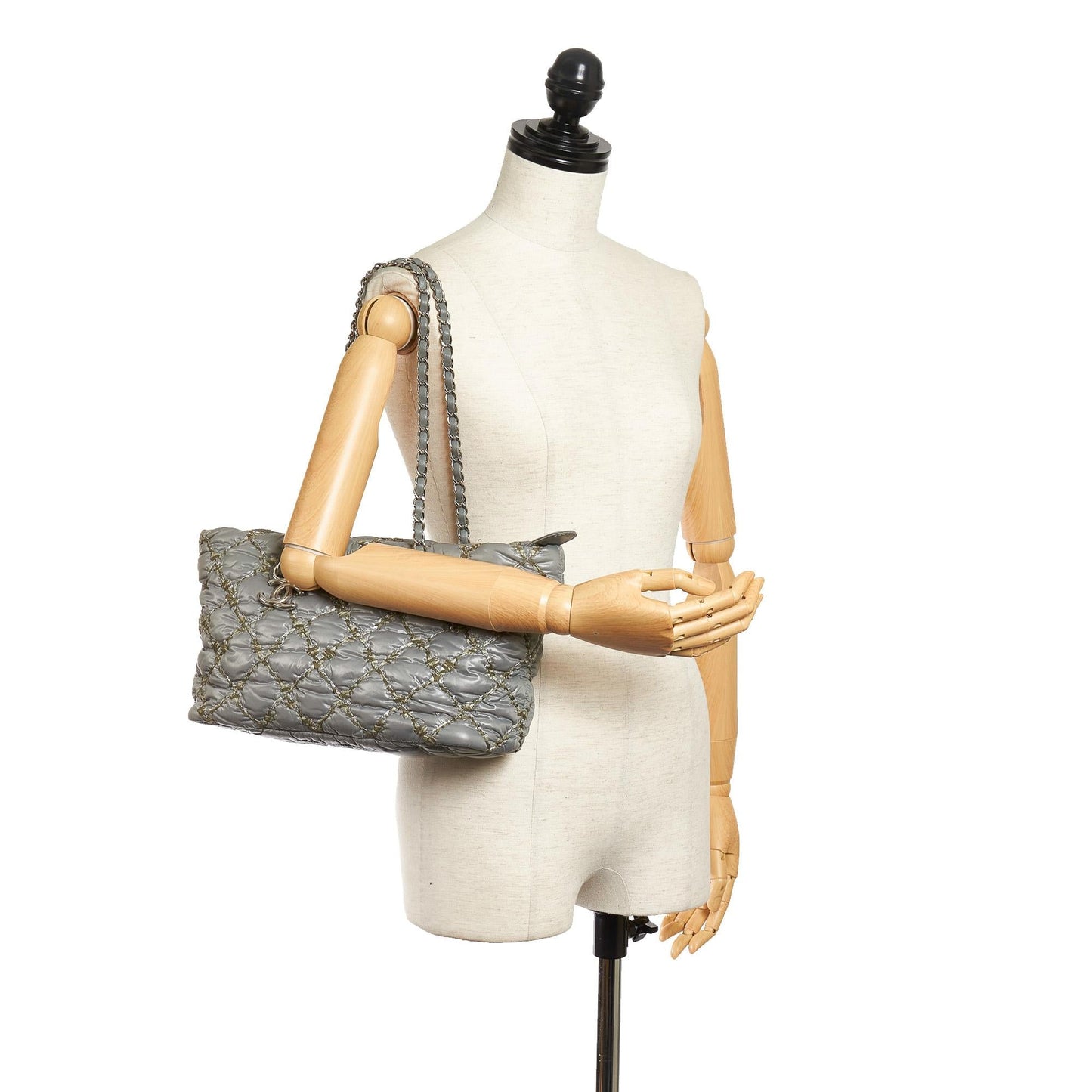 Chanel Paris-Byzance Tweed On Stitch Shoulder Bag (SHG-jJzlpC)