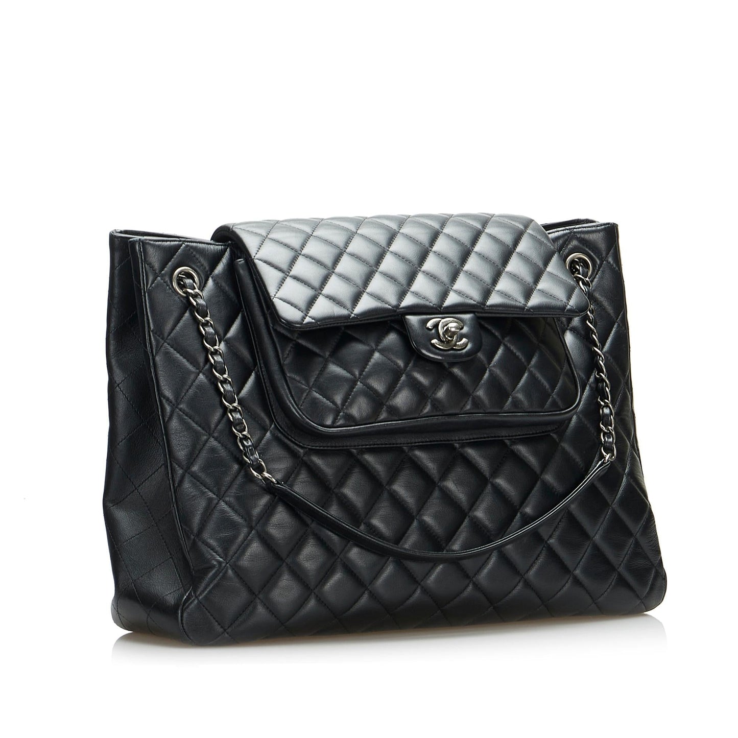 Chanel Paris-Edinburgh Flap Shoulder Bag (SHG-vjs7uw)