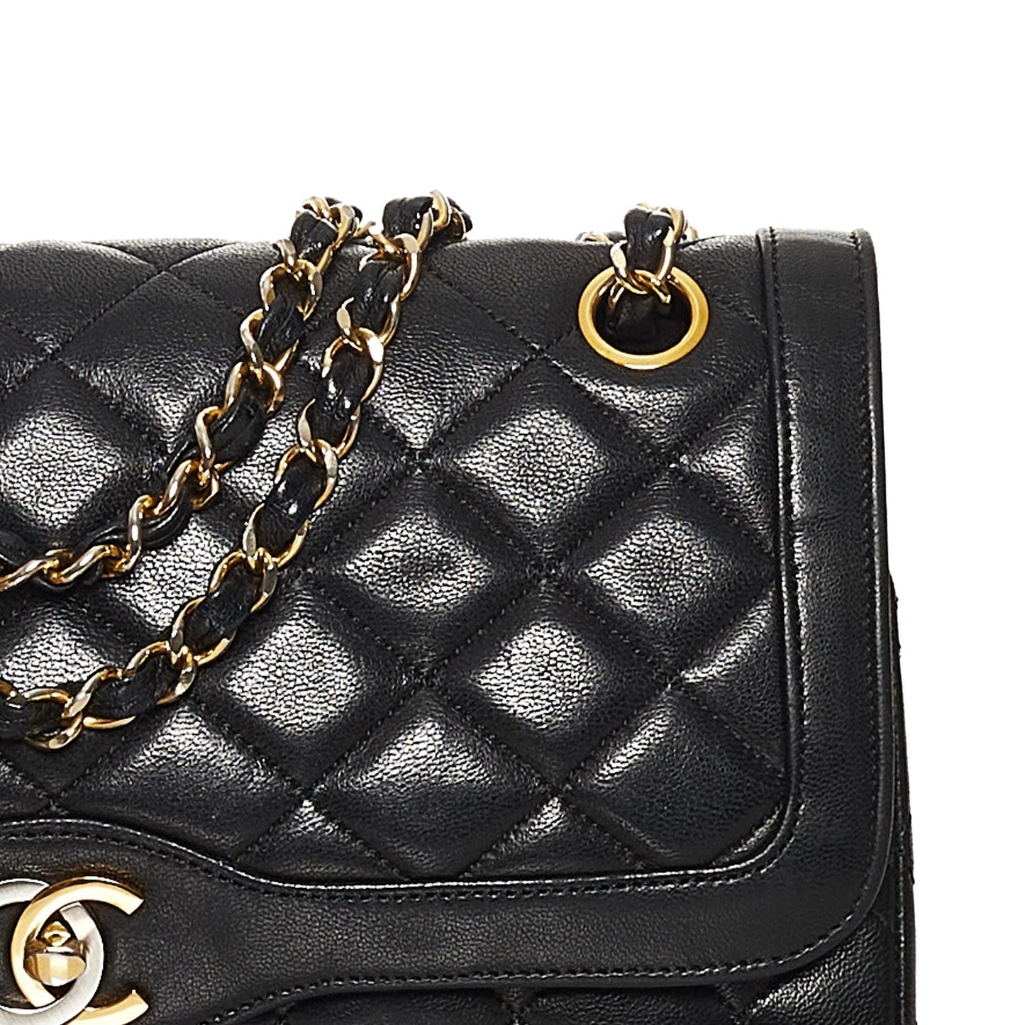 Chanel Paris Limited Edition Lambskin Double Flap Bag (SHG-35234)