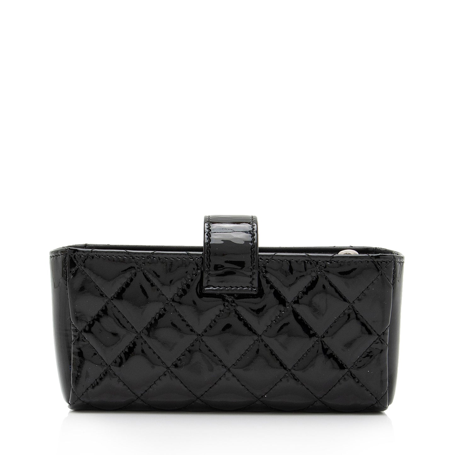 Chanel Patent Leather CC O-Mini Phone Clutch (SHF-VW0S2O)