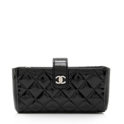 Chanel Patent Leather CC O-Mini Phone Clutch (SHF-VW0S2O)