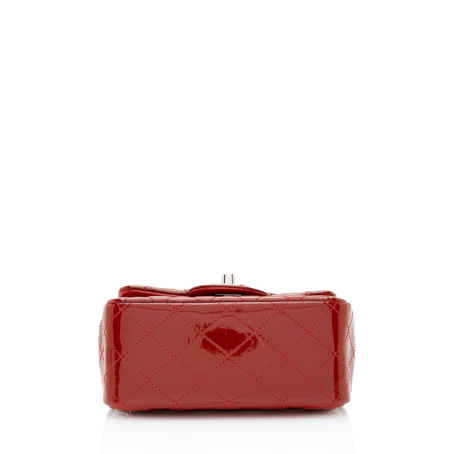 Chanel Patent Leather Classic Square Mini Flap Bag (SHF-XYG7aO)