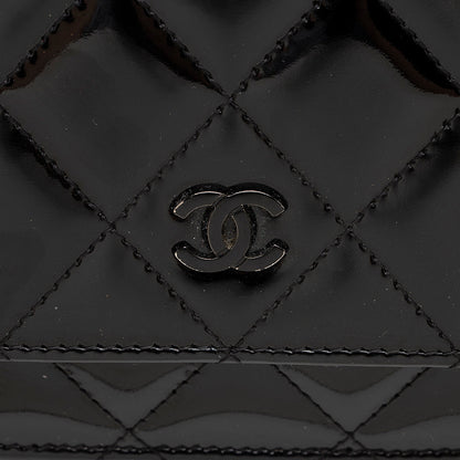 Chanel Patent Leather Classic Wallet on Chain Bag (SHF-15594)