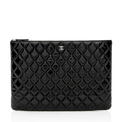 Chanel Patent Leather Large O-Case (SHF-18966)