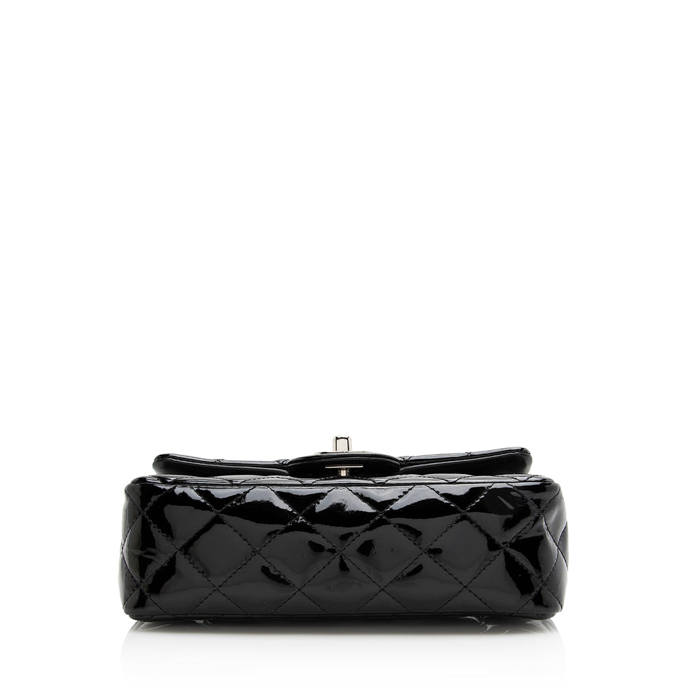 Chanel Patent Leather Rectangular Mini Flap Bag (SHF-21763)