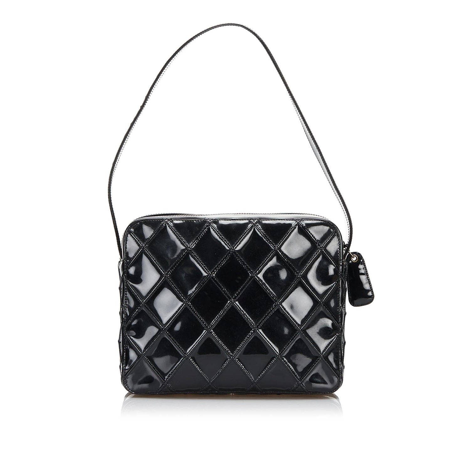 Chanel Patent Leather Shoulder Bag (SHG-QbfDyn)